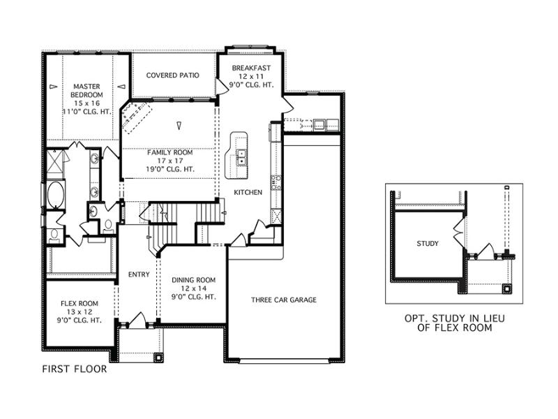 The Horton Floor Plan - First Floor